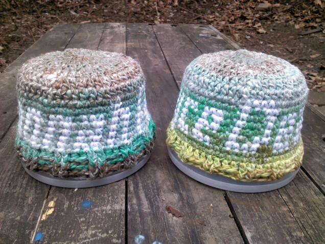 Detailed image 2 of hats for twin newborn cousins