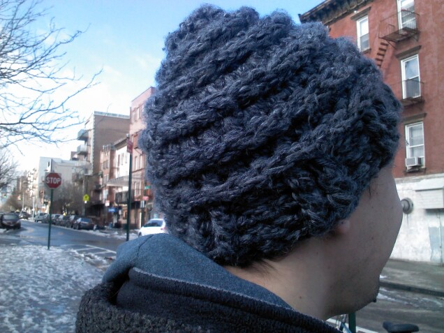 Detailed image 2 of gray slouch hat