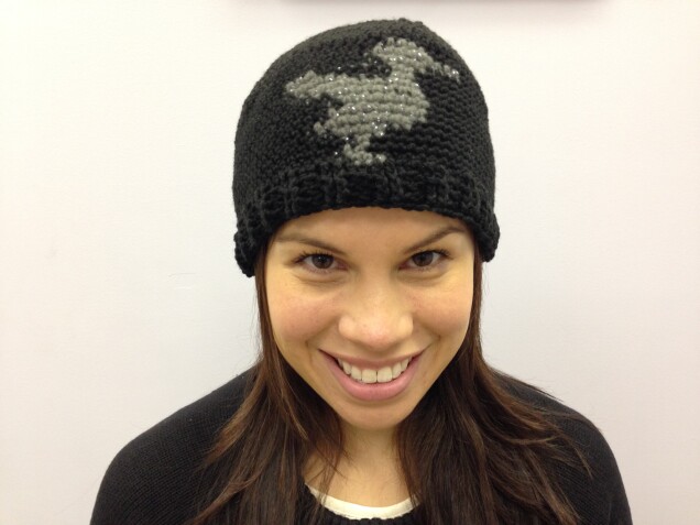 Detailed image 1 of duck beanie hat