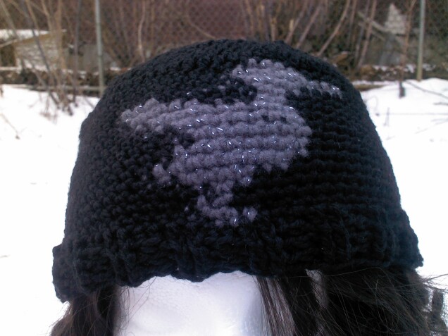 Detailed image 3 of duck beanie hat