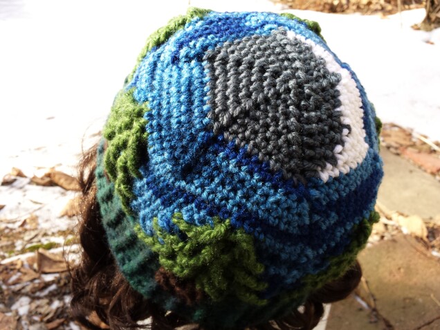 Detailed image 4 of crescent moon treeline hat