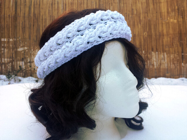 Detailed image 4 of cotton cables earwarmer headband