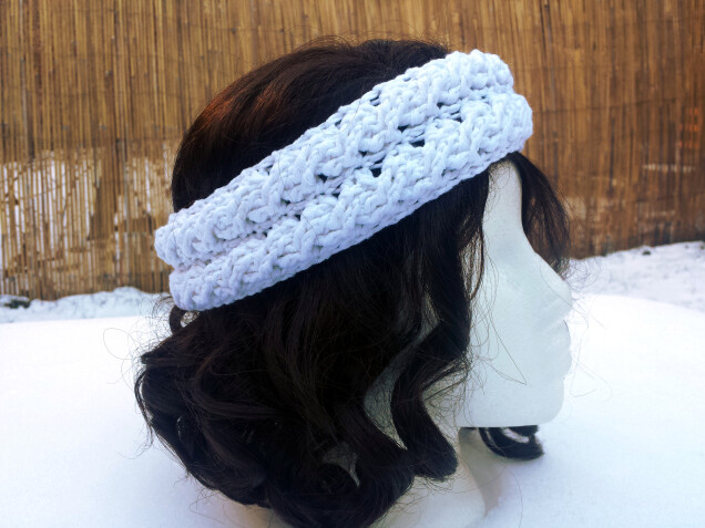 Detailed image 5 of cotton cables earwarmer headband