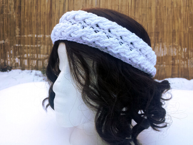 Detailed image 1 of cotton cables earwarmer headband