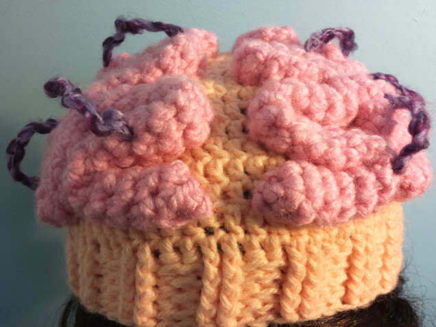 Detailed image 5 of brainstorm hat