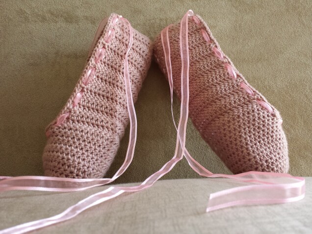 Detailed image 1 of ballet slippers for Jess