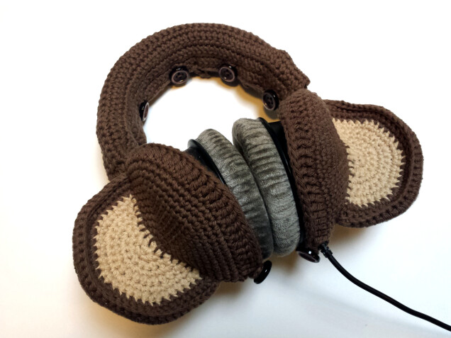 Detailed image 1 of monkey ears headphones cover