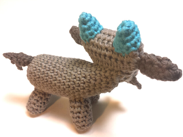 Detailed image 4 of Goat amigurumi