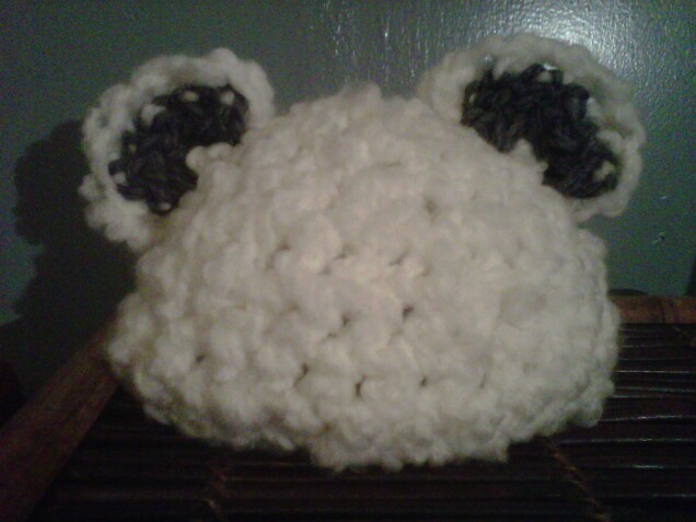 Detailed image 1 of lil' bear ears beanie hat