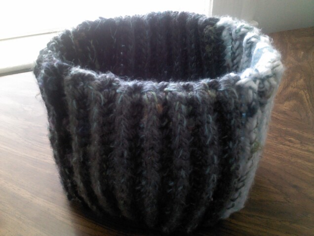 Detailed image 4 of black, gray, & white cowl infinity scarf