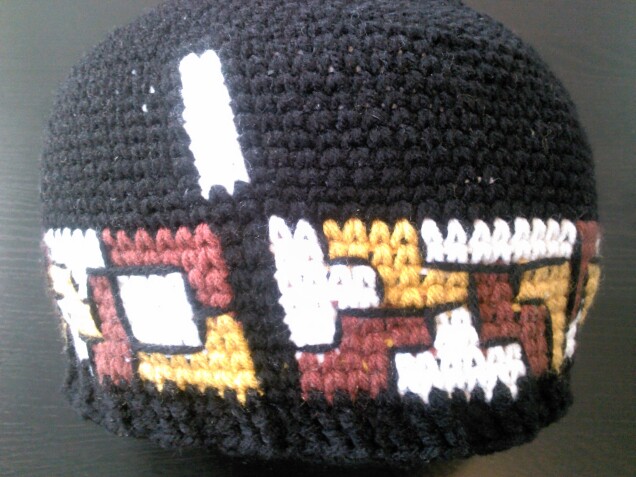 Detailed image 1 of Tetris beanie hat